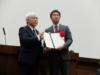 青井議輝准教授が、第26回生物工学論文賞を受賞