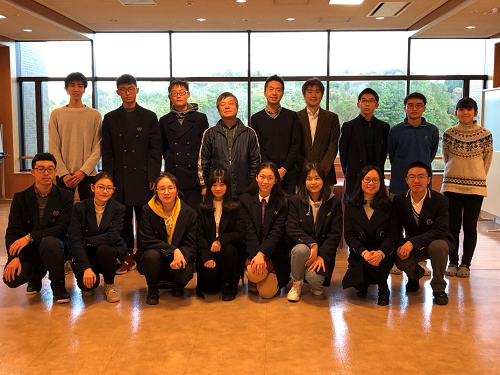 中国・重慶市の高校生が先端研を訪問しました