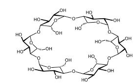 シクロデキストリンの化学構造　画像